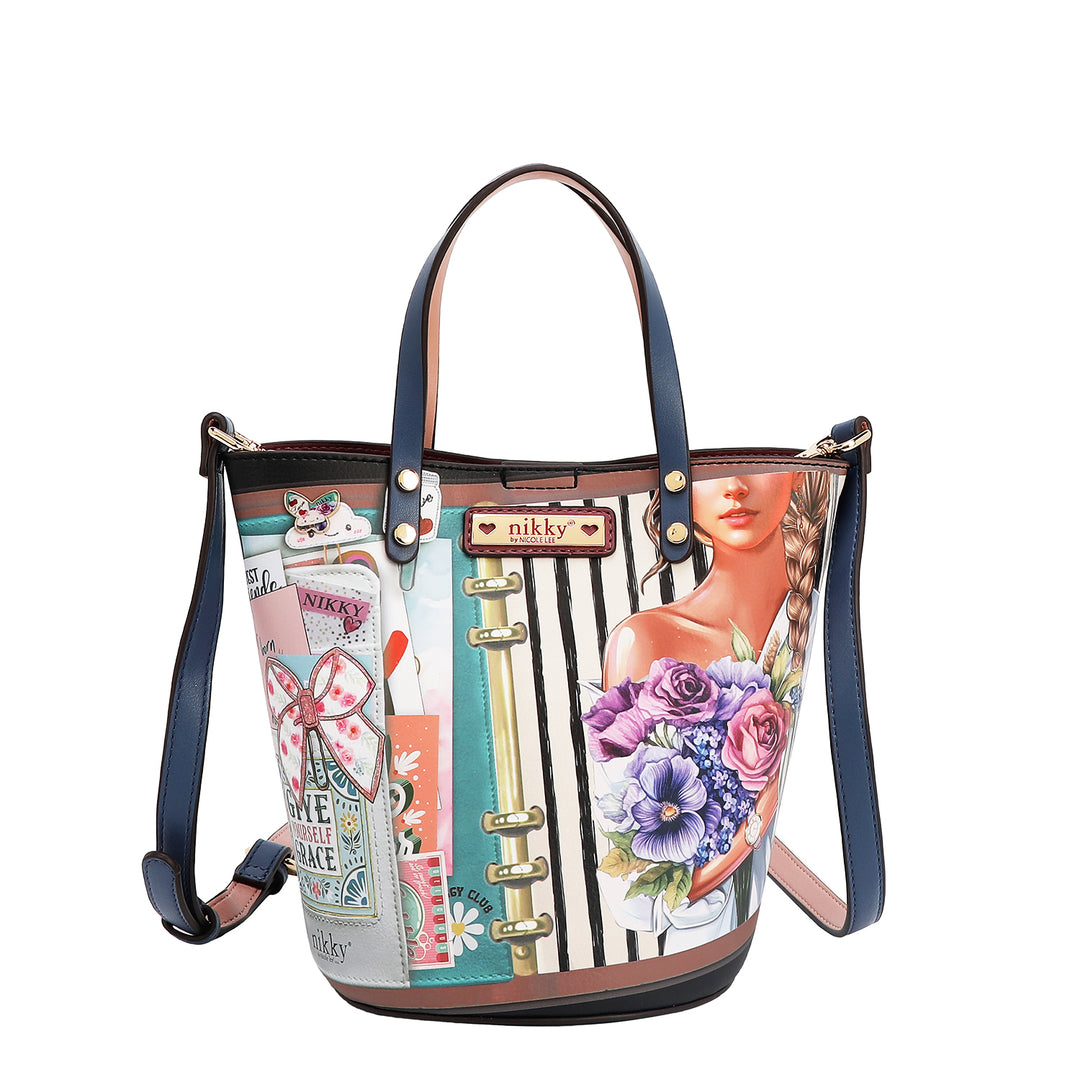 NOSTALGIA 2PC SMALL BUCKET BAG