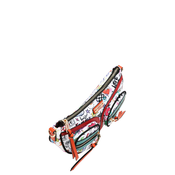 JUST FOR FUN CRESCENT CROSSBODY