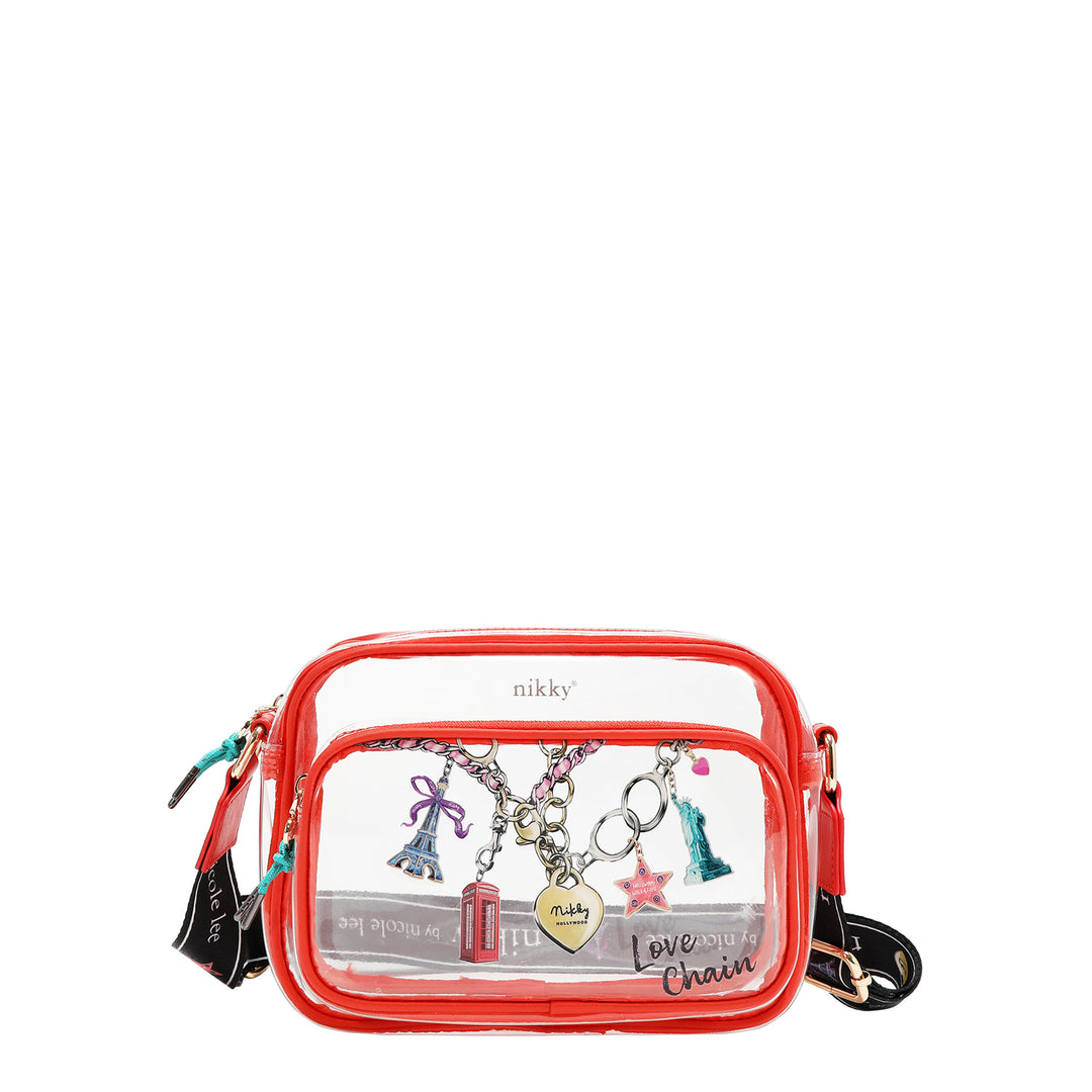 CLEAR LOVECHAIN CROSSBODY