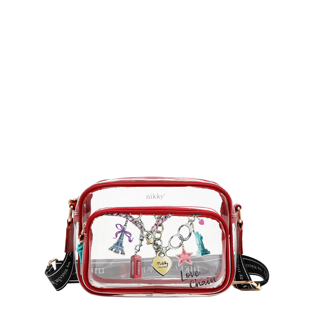 CLEAR LOVECHAIN CROSSBODY