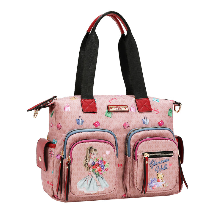 GLAMOROUS WALK NYLON TOTE BAG