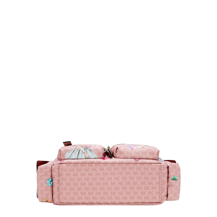 GLAMOROUS WALK NYLON SATCHEL BAG
