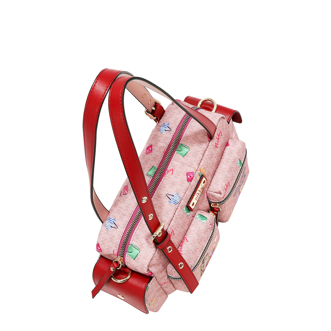 GLAMOROUS WALK NYLON SATCHEL BAG