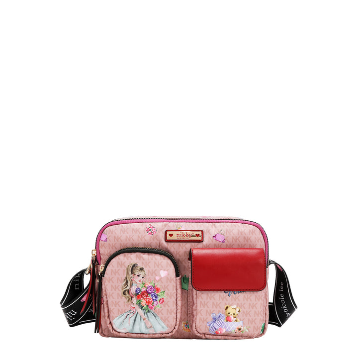 GLAMOROUS WALK NYLON CROSSBODY BAG