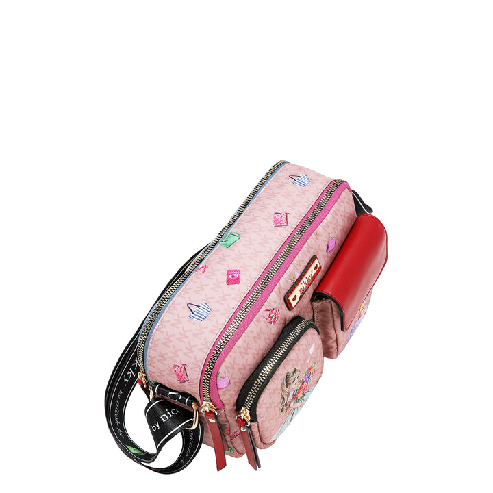 GLAMOROUS WALK NYLON CROSSBODY BAG