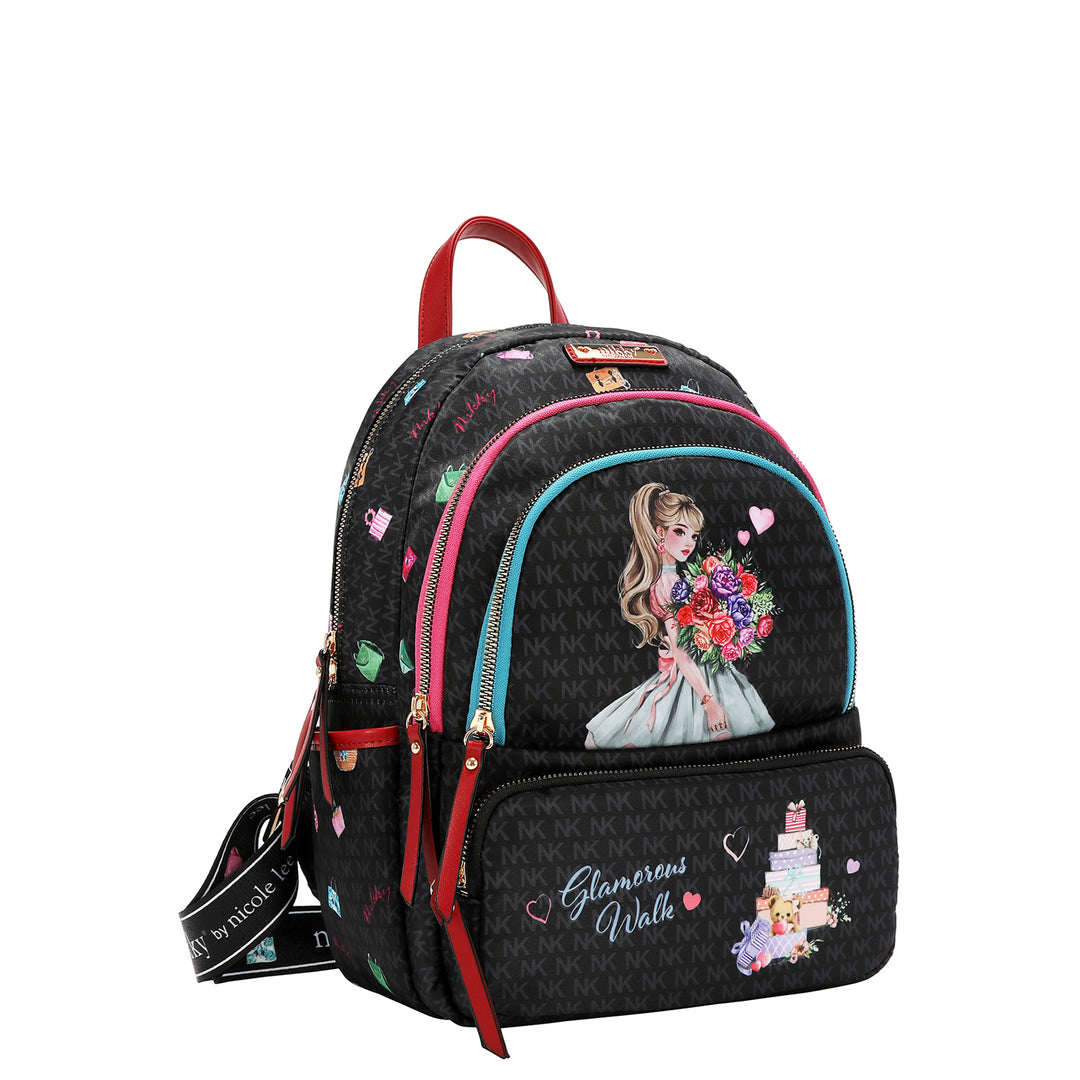 GLAMOROUS WALK MEDIUM NYLON BACKPACK