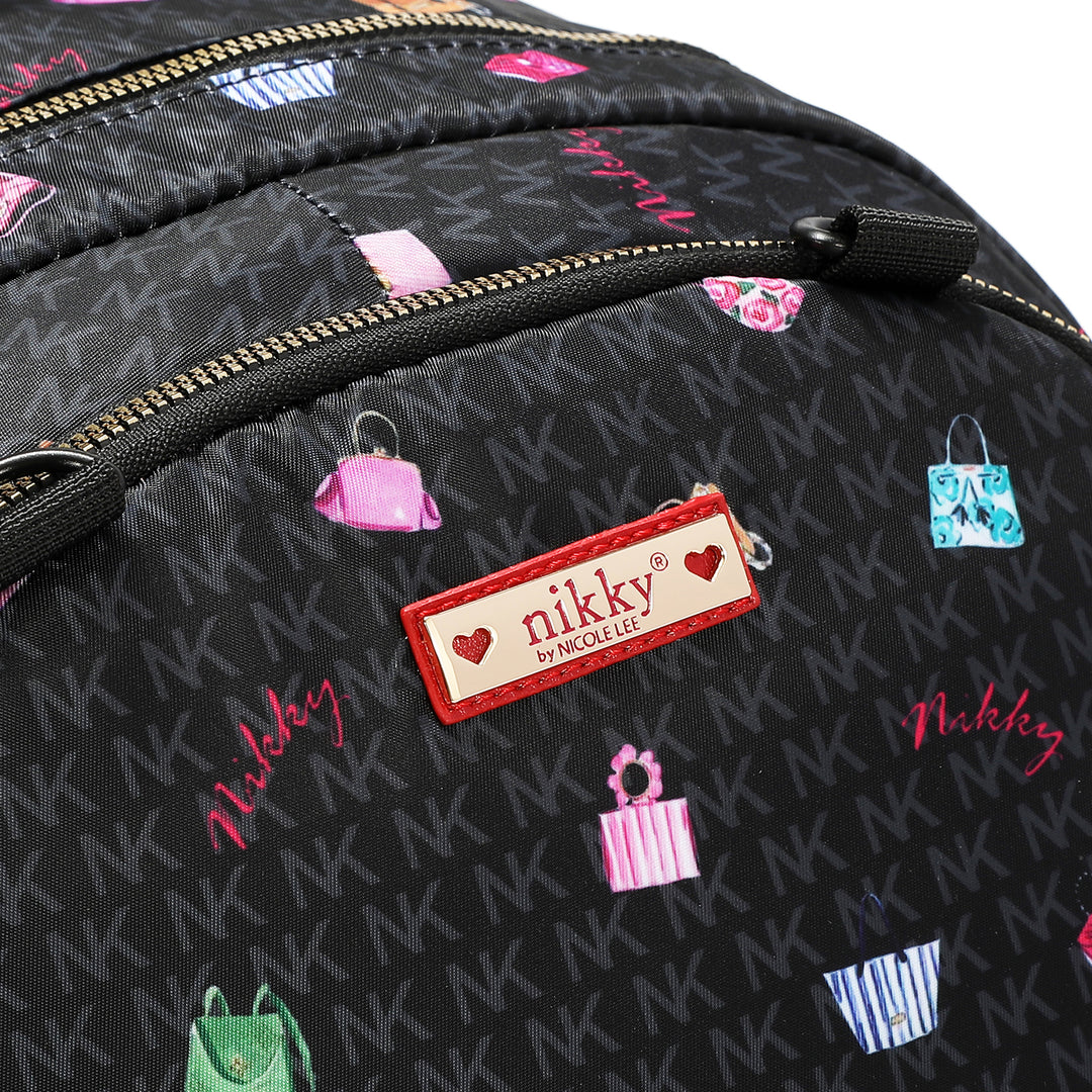 GLAMOROUS WALK LARGE NYLON BACKPACK