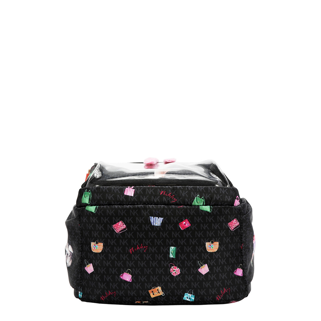 GLAMOROUS WALK MEDIUM NYLON BOW BACKPACK