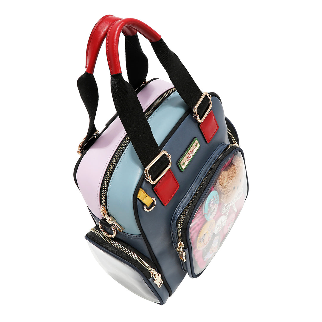 TEDDY &amp; PIN CONVERTIBLE BACKPACK