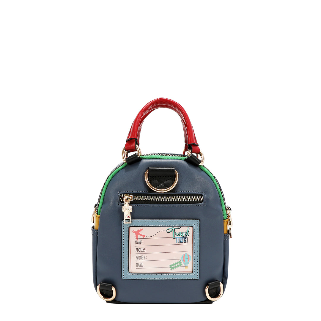 TEDDY &amp; PIN CONVERTIBLE SMALL BACKPACK / HANDBAG