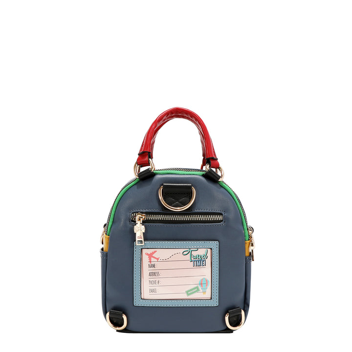 TEDDY &amp; PIN CONVERTIBLE SMALL BACKPACK / HANDBAG