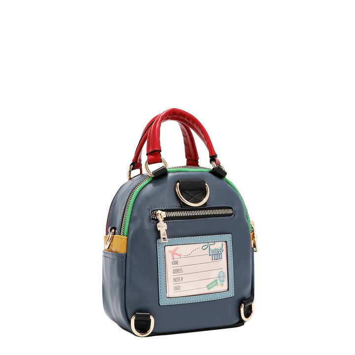 TEDDY &amp; PIN CONVERTIBLE SMALL BACKPACK / HANDBAG