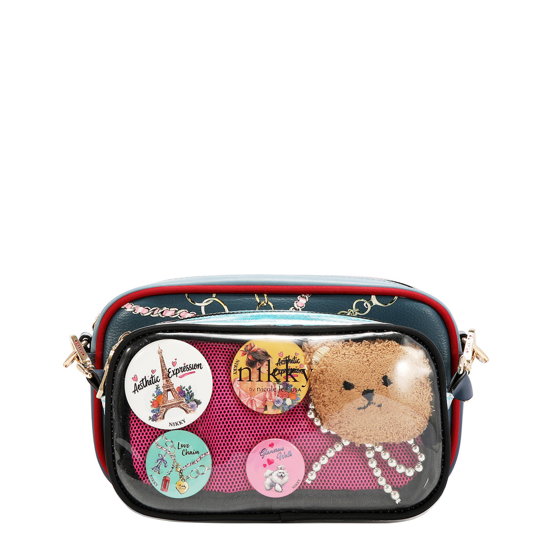 TEDDY &amp; PIN 2 PC CROSSBODY