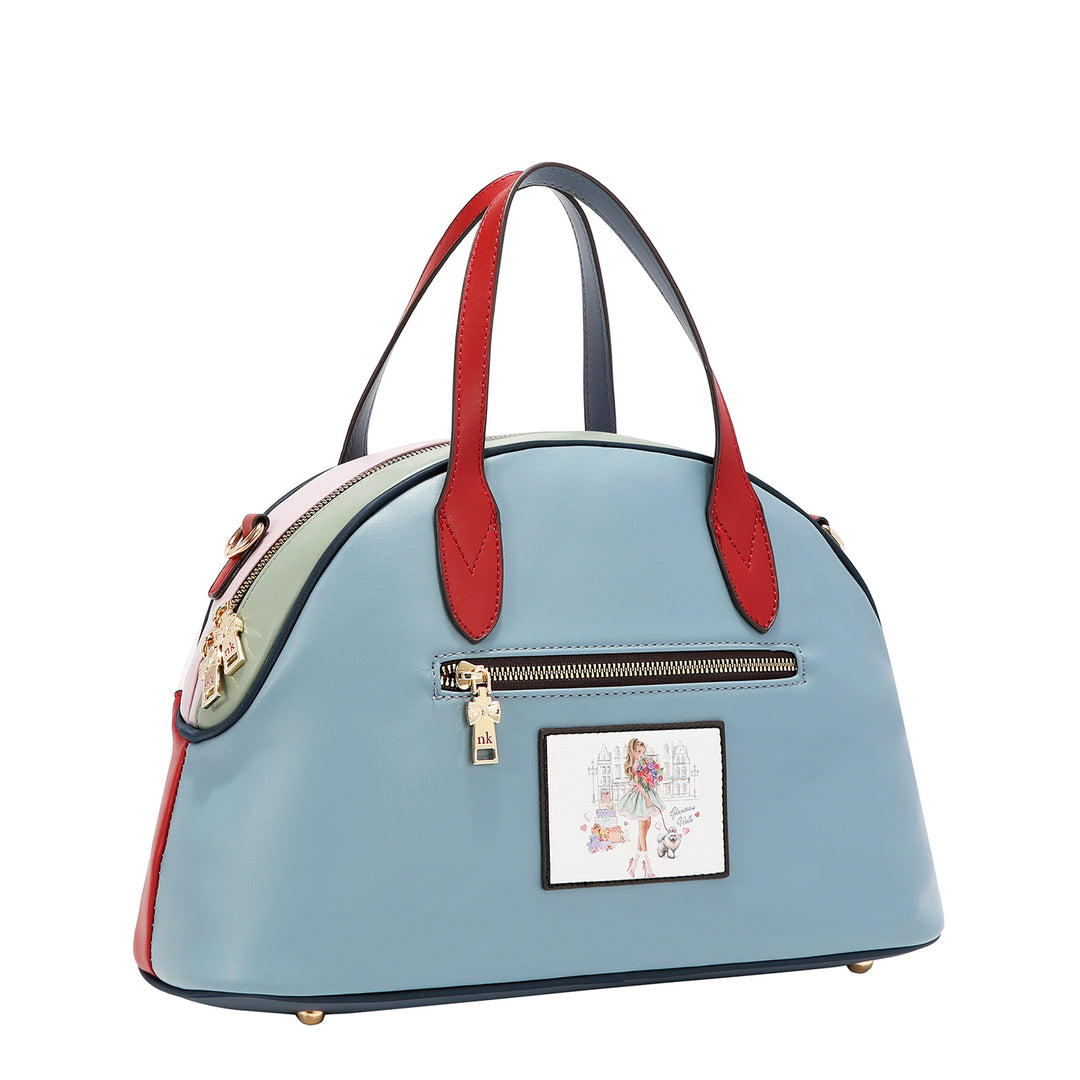 GLAMOROUS WALK 3PC SET (SATCHEL, MINI BACKPACK, WALLET)