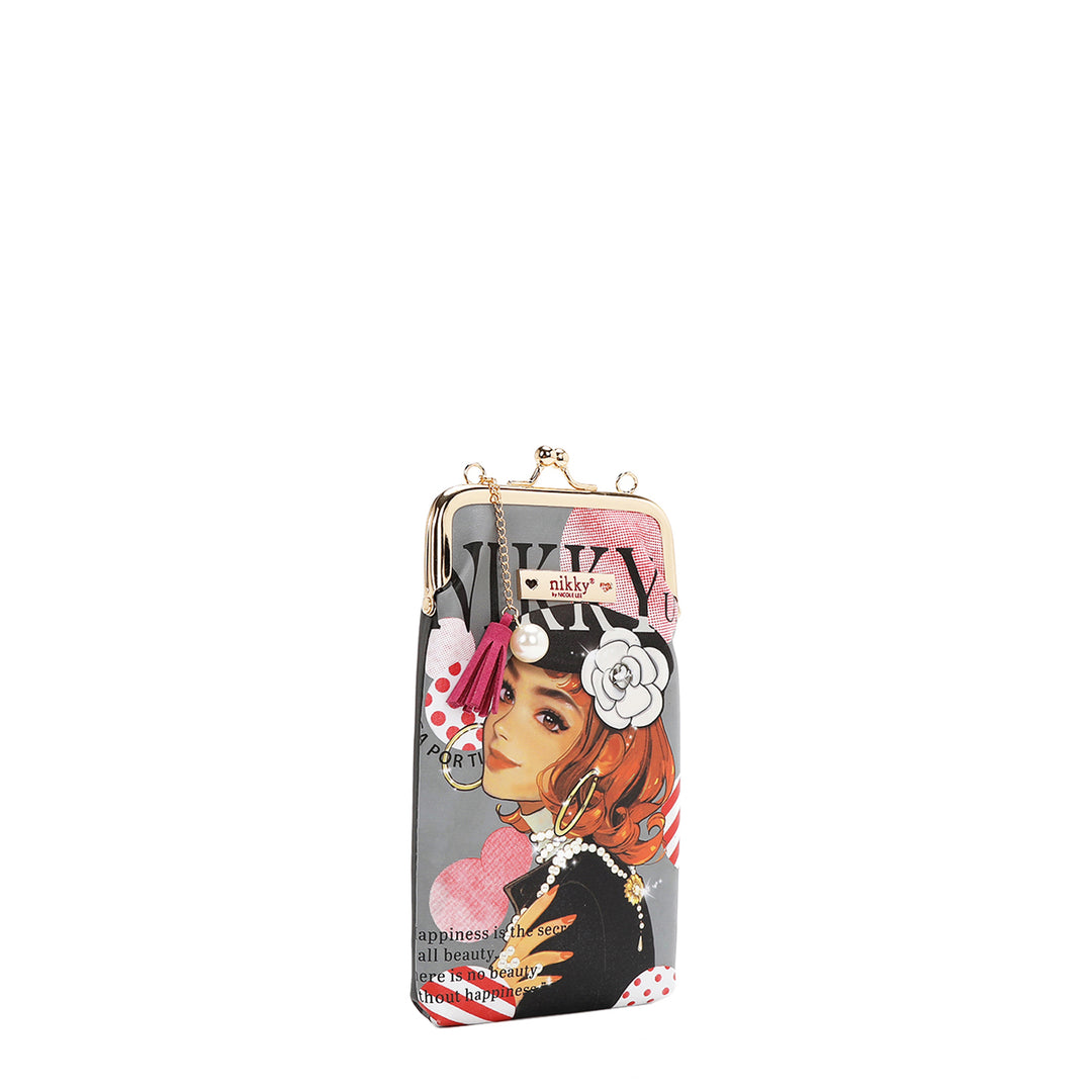 NIKKY KISSLOCK PHONE AND SUNGLASS PURSE