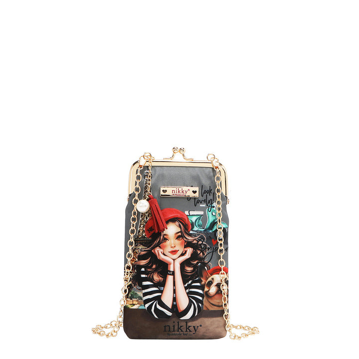 NIKKY KISSLOCK PHONE AND SUNGLASS PURSE