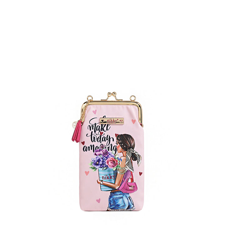 NIKKY KISSLOCK PHONE AND SUNGLASS PURSE