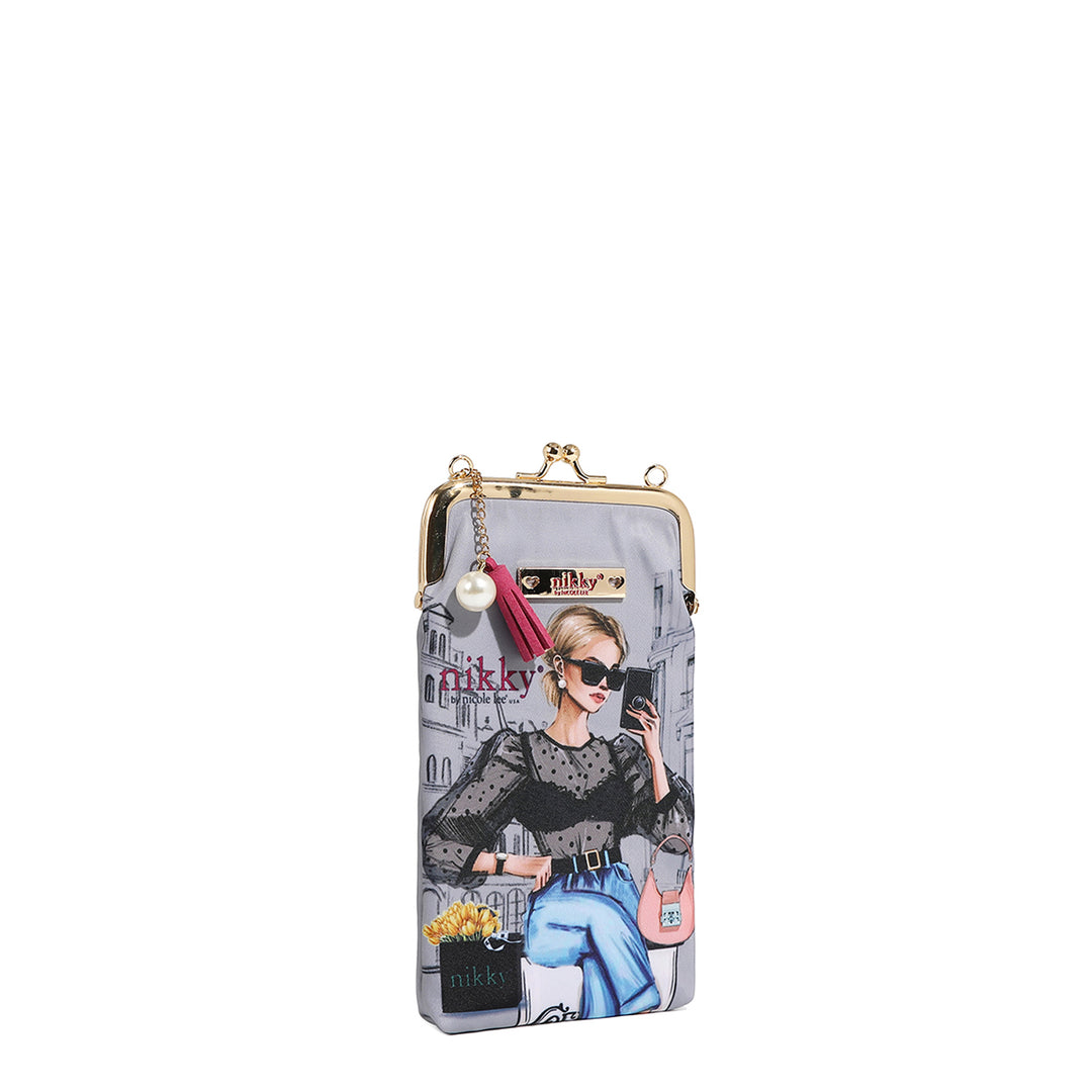 NIKKY KISSLOCK PHONE AND SUNGLASS PURSE