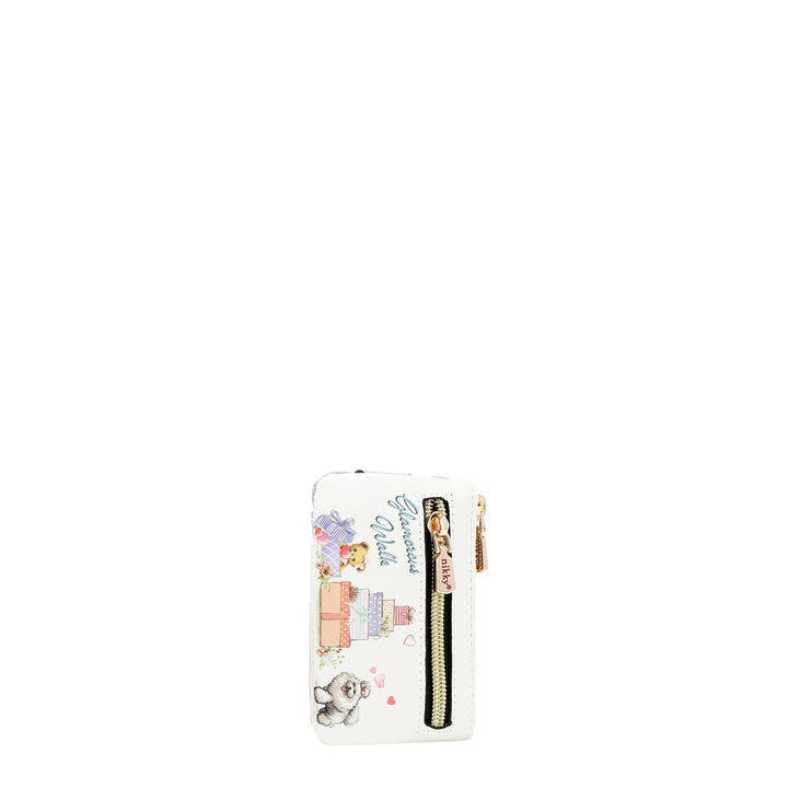 MINI ZIP &amp; SNAP BUTTON CARD HOLDER