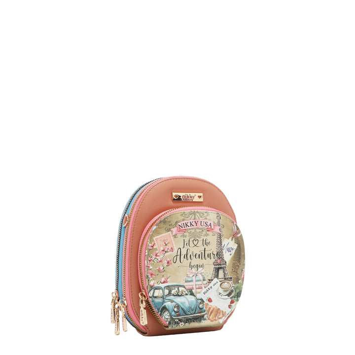 NIKKY MULTI POCKET SMALL CROSSBODY