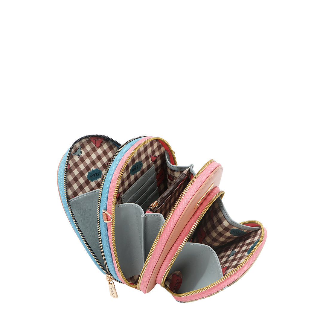 NIKKY MULTI POCKET SMALL CROSSBODY