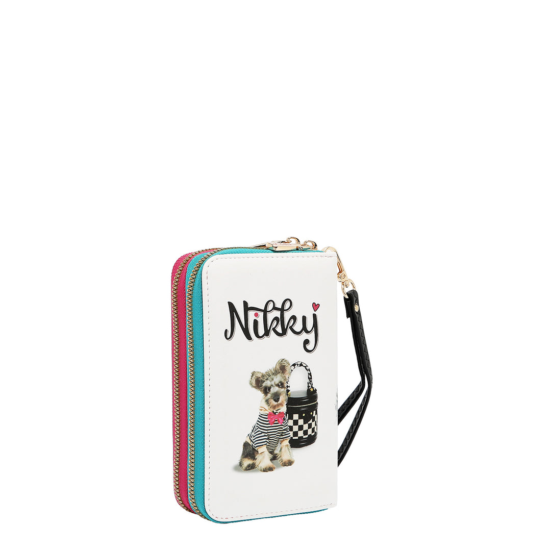 NIKKY MEDIUM DOUBLE ZIPPER WALLET