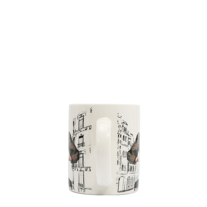 NIKKY CERAMIC MUG WITH BUNNY KEYCHAIN