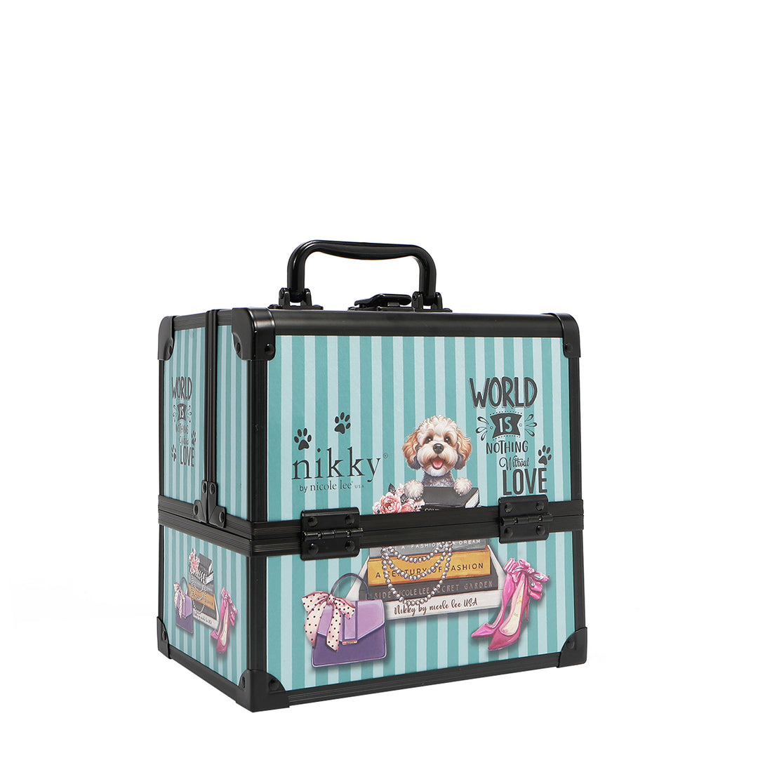 MULTI-TIER COSMETIC ORGANIZER CASE