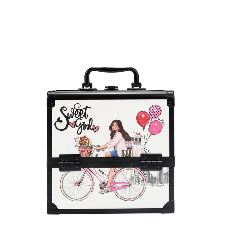 MULTI-TIER COSMETIC ORGANIZER CASE