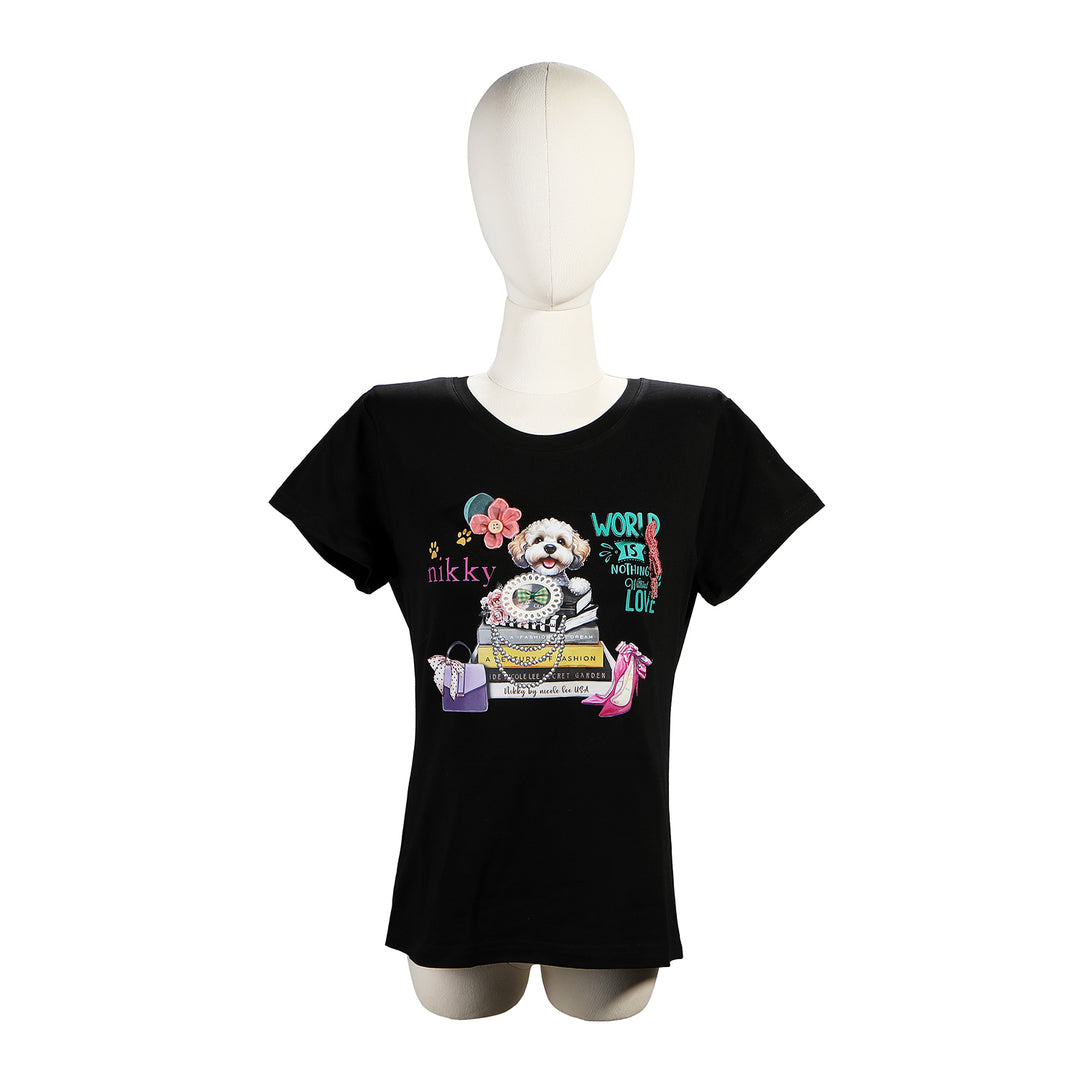 NIKKY FASHION ROUND NECK SHIRT
