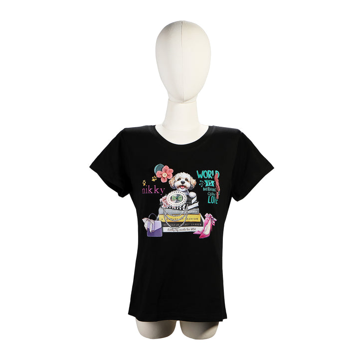 NIKKY FASHION ROUND NECK SHIRT