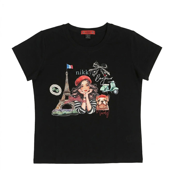NIKKY FASHION ROUND NECK SHIRT