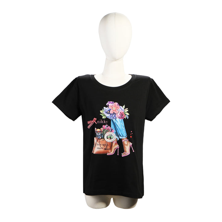 NIKKY FASHION ROUND NECK SHIRT