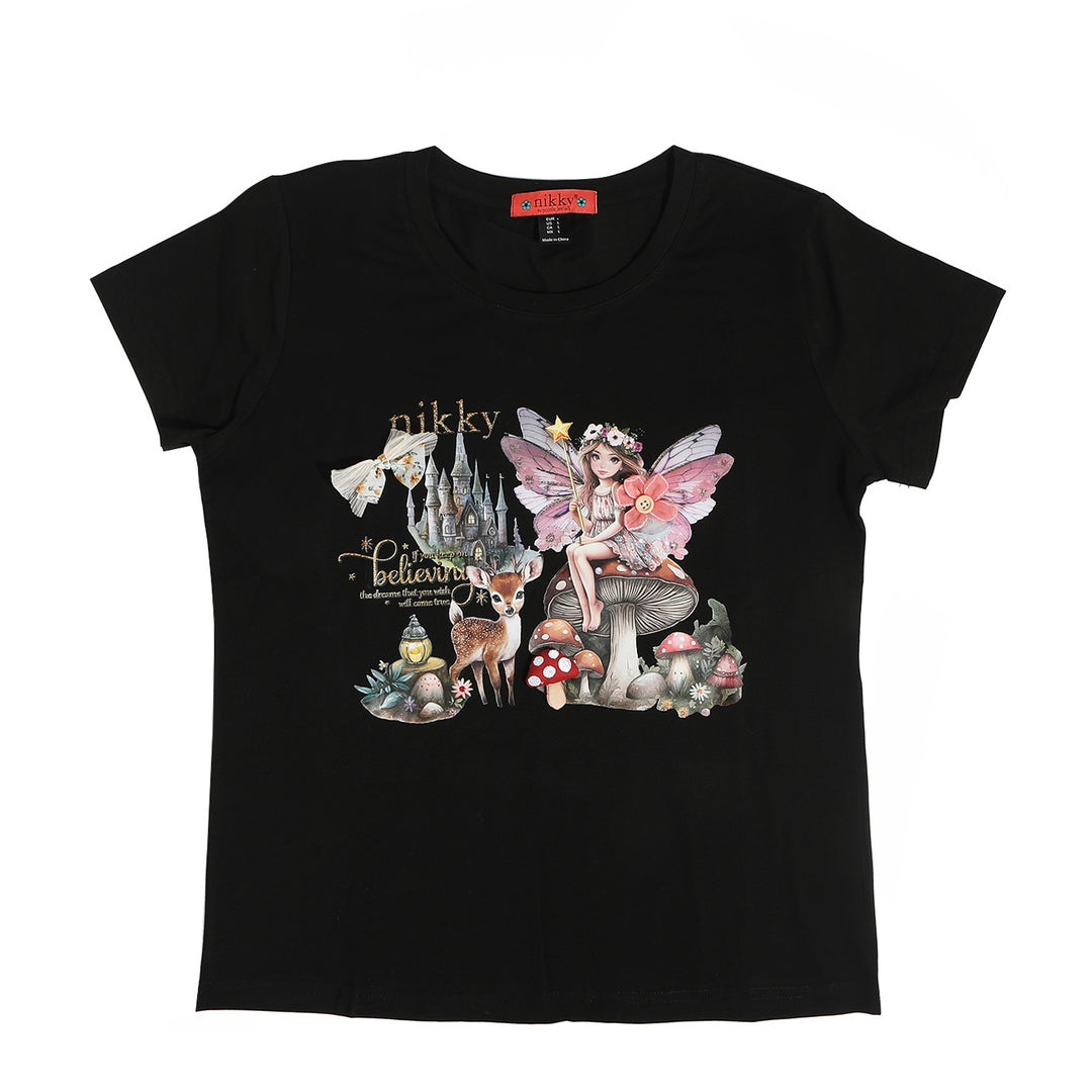 NIKKY FASHION ROUND NECK SHIRT