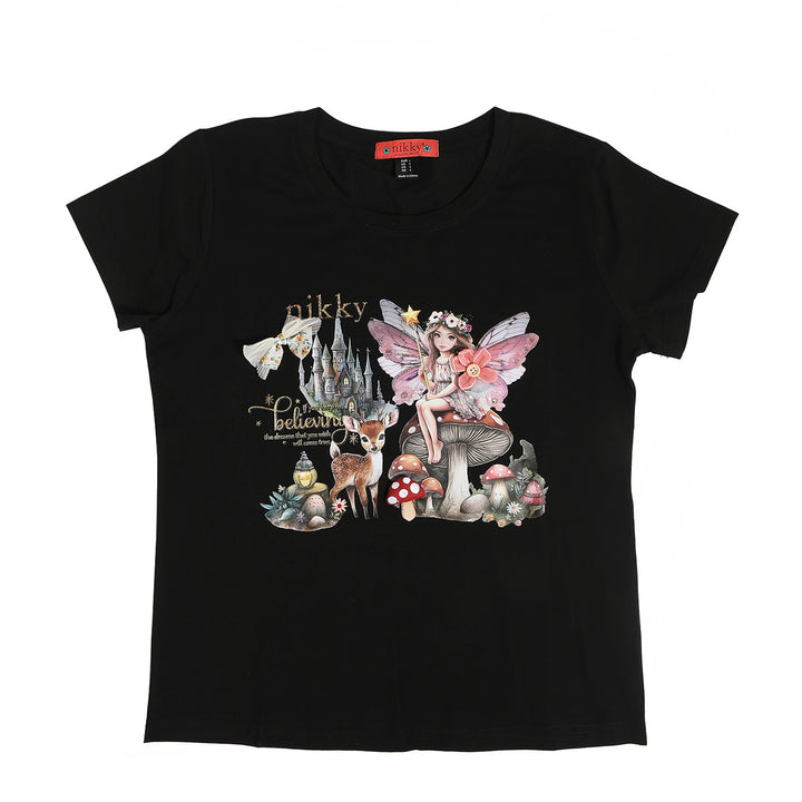 NIKKY FASHION ROUND NECK SHIRT