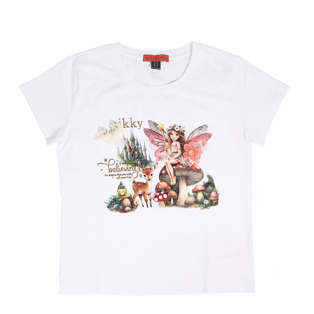 NIKKY FASHION ROUND NECK SHIRT