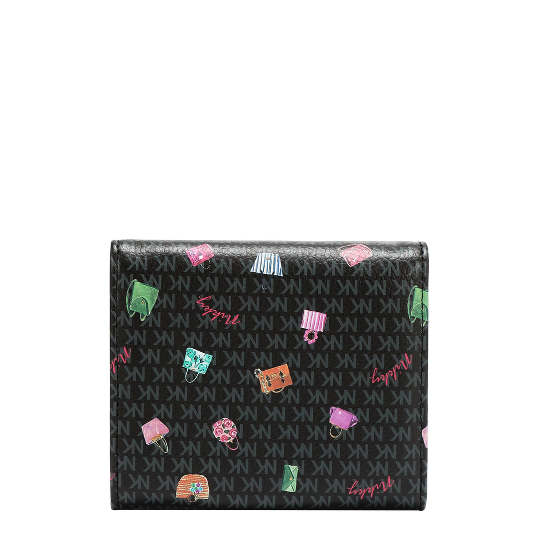DOUBLE FLAP COMPACT WALLET