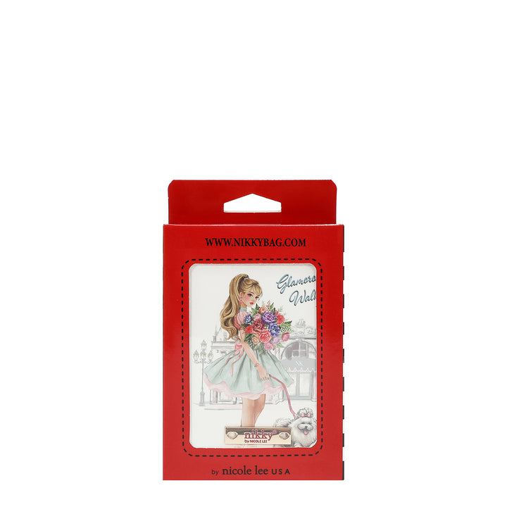 ZIP ACCORDION CARD HOLDER