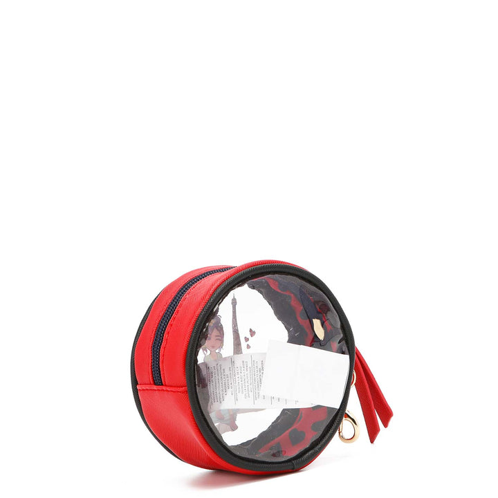 NIKKY ROUND CLEAR COSMETIC POUCH